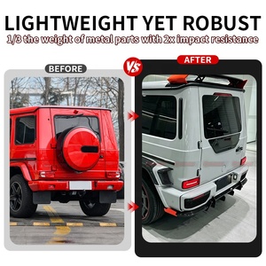ดิฟฟิวเซอร์หลังคาร์บอนไฟเบอร์แบบแห้ง สำหรับ Mercedes Benz G Class W464 รุ่น BB G900 สไตล์ Aero Upgrade ของแท้จากโรงงาน - Product Image 2