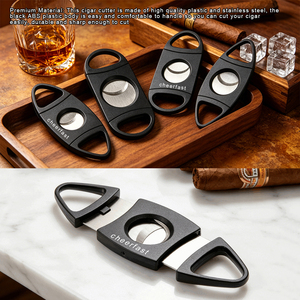 Coupe-cigares en plastique noir Perfect Products, perforateur de cigares manuel et coupe-cigarettes pour cadeaux de fête - Product Image 6