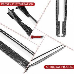 สเกิร์ตข้างคาร์บอนไฟเบอร์แห้ง PAK สำหรับ Audi RS6 C8 Avant ชุดแต่งสเกิร์ตข้างน้ำหนักเบาเพิ่มประสิทธิภาพ - Product Image 3