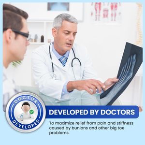 Ağrı Giderici Bunyon Ayak Düzeltici Bunyon Ateli Düzeltici Büyük Ayak Düzleştirici Ayak Parmak Aralayıcı - Product Image 5