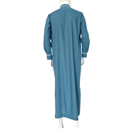 Thobe Arabe d'Affaires Haute Qualité, Thawb, Jubbah, Abaya Homme Style Saoudien, Modeste et Respirant, Couture Dubaïote