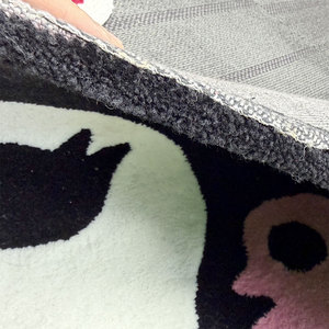Alfombra Personalizada en Forma de Mariposa Rosa Marrón, Alfombras de Área con Diseño Personalizado para Sala de Estar, Alfombras de Lujo Hechas a Mano de Lana - Product Image 5
