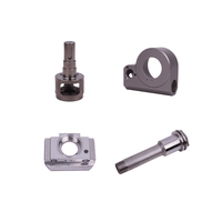 Composant clé d'axe arrière de vélo usiné CNC en alliage d'aluminium 3/4/5 axes, précision 0,01-0,05 mm, surface anodisée