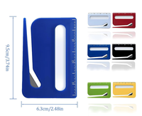 Ouvre-lettre multifonction 3 en 1 personnalisé en plastique avec loupe, règle, ouvre-enveloppe et mini couteau utilitaire