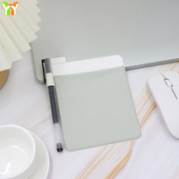 Support de souris sans fil 3 couleurs avec boucle de stylo Stick on Mouse Pouch Universal Mouse Pocket