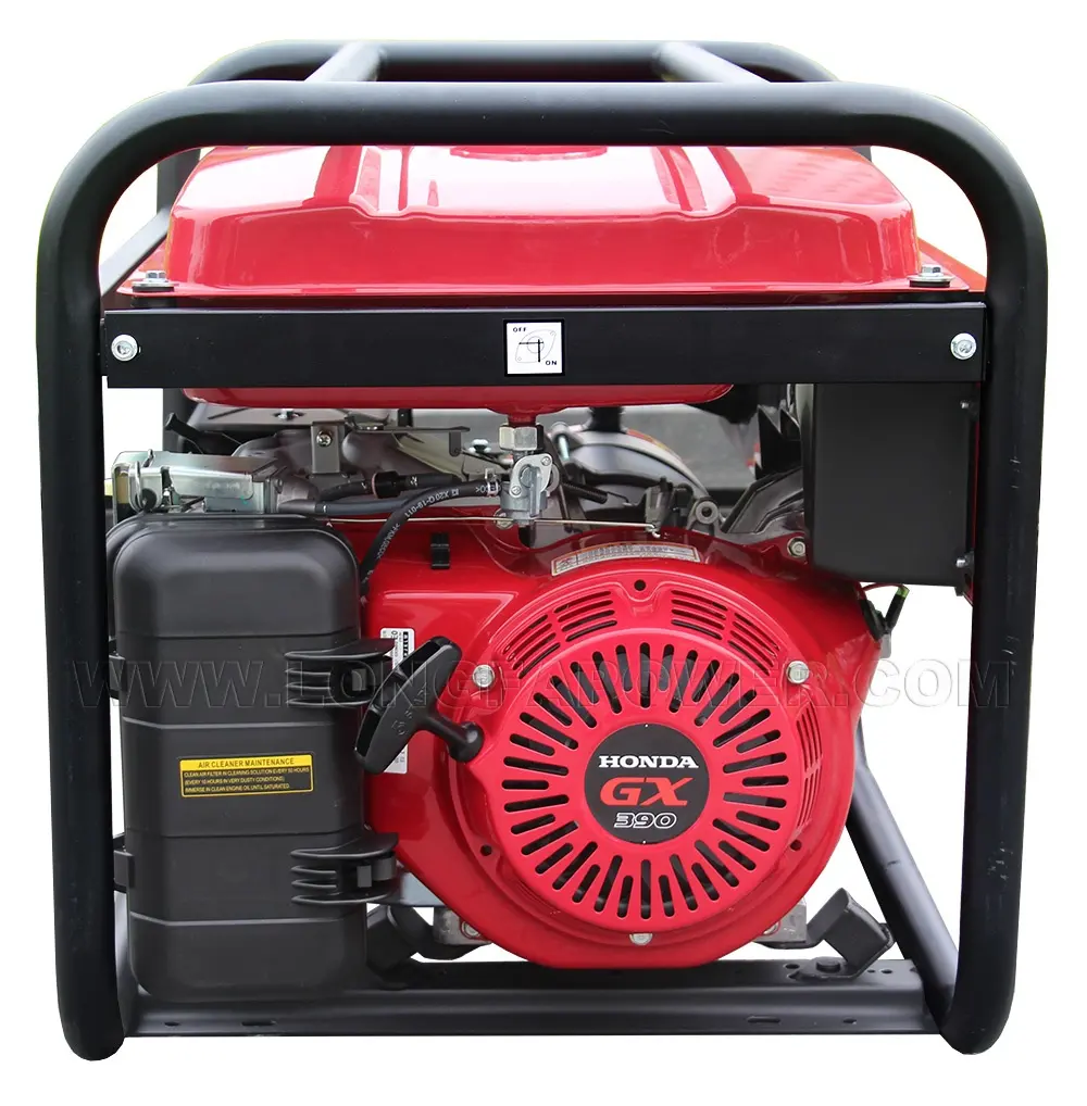 Powered by hondagx390 động cơ 5.5KW 5.5kva giật bắt đầu điện bắt đầu tùy chọn chất lượng cao nhất xăng máy phát điện mini cho nhà