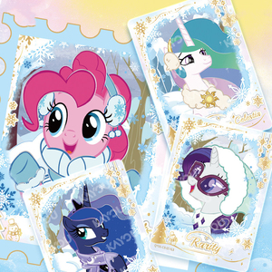 Caja Sorpresa de Animación KAYOU, La Amistad Es Mágica, Princesa Eterna, My Little Ponys, Paquete de Sombra Divertido, Tarjeta Coleccionable de Anime Redonda Seis - Product Image 5