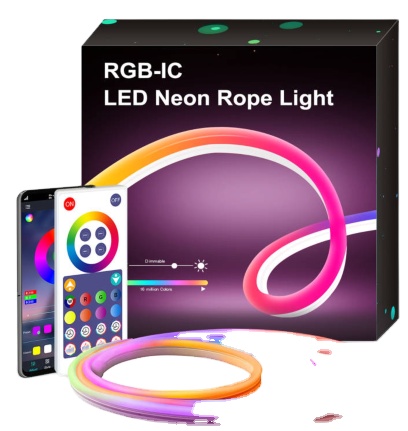 2023 Новый Умный светодиодный неоновый шнур Tuya Smart WiFi RGB Magic Color
