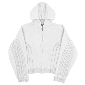 Y2k Patchwork Street Fashion ZIpper Hoodies Hip Hop <b>Gothic</b> Loose Acid Wash Outdoor Hoodies Custom Made Men Vintage <b>Hoodie</b> - Product Image 5