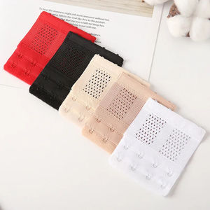 <span class=keywords><strong>1</strong></span>/2/3/4 crochets extension de sangle de <span class=keywords><strong>soutien</strong></span>-<span class=keywords><strong>gorge</strong></span> souple outil de couture <span class=keywords><strong>crochet</strong></span> extension de boucle en nylon pour femme fille - Product Image 6