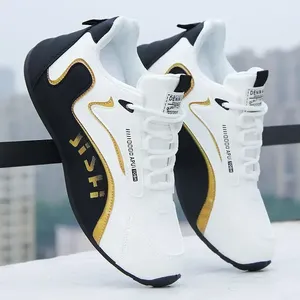 Chaussures de sport décontractées pour hommes, style rétro, <span class=keywords><strong>plateforme</strong></span>, en cuir PU imperméable, légères, respirantes, antidérapantes, pour le basketball - Product Image 2