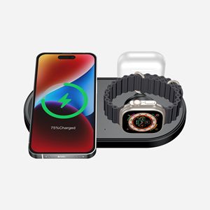 Station de <span class=keywords><strong>charge</strong></span> <span class=keywords><strong>sans</strong></span> <span class=keywords><strong>fil</strong></span> Voyage Prêt Chargeur magnétique fort Produits tendance 2024 Nouveautés 3 en 1 pour Iphone 14 Pliable - Product Image 1