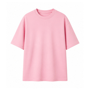 Custom Heavyweight 100% Cotton T Shirt OEM ODM Oversized Unisex Crew Neck Blank Short Sleeve <b>Tee</b> with Logo - Product Image 3