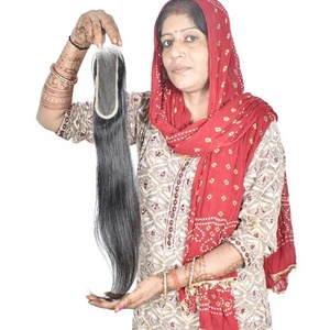 Raw <b>Cheap</b> Wholesale Virgin Vendor Black Double Drawn 2*6 HD Lace Closure Straight Weave Vietnamese Human Hair <b>Extensions</b> - Product Image 1