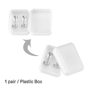 ต่างหูสแตนเลสทรงหัวใจ 10 คู่ สำหรับผู้หญิง เครื่องประดับแฟชั่น ขายส่งข้ามพรมแดน - Product Image 3