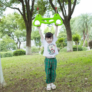 Usine-directement vendu extérieur escalade trapèze balançoire anneau multifonctionnel corde enfants <span class=keywords><strong>anneaux</strong></span> en plastique Design moderne pour Park Gym - Product Image 3