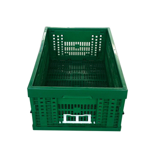 Nhà cung cấp Trung Quốc có thể gập lại nông nghiệp Rau nhựa giỏ Stackable Crate cho trái cây và rau quả - Product Image 2