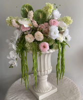 Y-P034 Nuevos Diseños de Alta Calidad, Bola de Flores Artificiales Personalizadas, Flores para el Pasillo de Boda, Centro de Mesa para Boda, Decoración