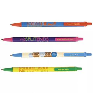 Full Printed Click Plastic <b>Ballpoint</b> <b>Pen</b>, White Barrel Multi Color Trim Promotional Advertising <b>Pen</b> for Pharmacy Business Gifts - Product Image 4