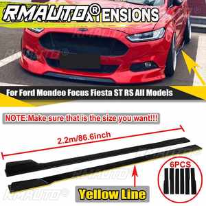 Extensions de jupes latérales universelles de 2m/2.2m pour BMW, Audi, Benz, Toyota, Nissan, Mazda, Ford, Mustang - Product Image 3