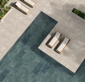 Azulejos de Piedra Natural de Bali, Diseño Verde/Beige/Marfil, Tamaño 300x600mm, Superficie Antideslizante para Piscinas - Product Image 5