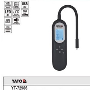 Probador de Líquido de Frenos Yato con Pantalla LCD Digital de 12V, Herramienta Universal para Reparación de Automóviles YT-72986 - Product Image 1
