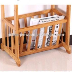 bamboo magazine rack storage table - Product Image 4