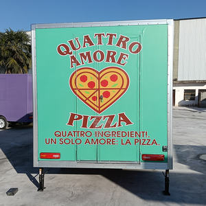 Camión de Comida Móvil, Remolque de Catering Totalmente Equipado, Carrito de Café, Helados, Hot Dogs, BBQ, Pizza, con Cocina Completa - Product Image 2