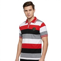 T-shirts pour hommes – Service OEM personnalisable – Tissu piqué en coton biologique et bambou, teint en fil, 200g, coupe courte
