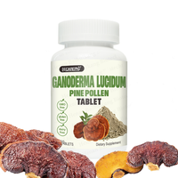 Extrait de Ganoderma Lucidum en marque propre, comprimés naturels de Ganoderma Lucidum avec pollen de pin