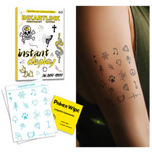 <span class=keywords><strong>Tatuaggio</strong></span> Temporaneo Senza Acqua con Simboli Erboristici, Durata 7 Giorni, Note Musicali, Diamante, Simbolo della Pace, Adesivo Semi-Permanente - Product Image 1