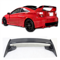 Pour Toyota Celica de septième génération (2000-2005) : Diffuseur de spoiler en fibre de carbone, kit carrosserie et spoiler de coffre