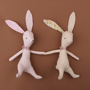 Cadeau de Pâques : Peluche Lapin Bébé, Jouet Apaisant pour Nouveau-né, Jouet Éducatif Doux pour Nourrisson, Accessoire Photo pour Bébé - Product Image 2