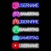 Enseigne néon gamer, Décoration murale pour salle de jeux, Enseignes LED personnalisées pour jeux, Lumières décoratives gamer, Art mural gaming, Lumière LED gaming, Cadeau