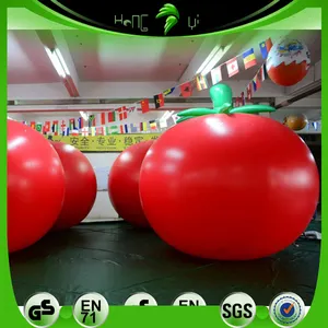 Hongyi Toy Promotion Giant Inflatable Tomato Model Balloon Display Customized Inflatable Vegetable Balloon