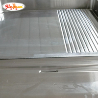 Cuisinière à gaz commerciale OEM à 4 brûleurs, fourneau de cuisson industriel en acier inoxydable, style four, autonome, gaz naturel GPL
