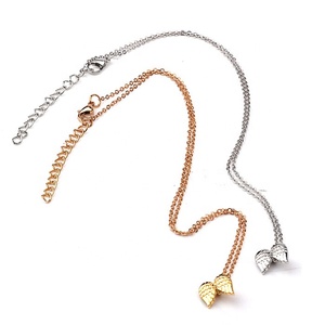 สร้อยคอแฟชั่นทำจากโลหะชุบด้วยไฟฟ้ามีปีกนางฟ้าเครื่องประดับ3D เป็นมิตรต่อสิ่งแวดล้อม - Product Image 6