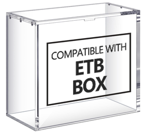 Boîte de renfort en acrylique de qualité supérieure, boîte en acrylique, présentoir, Elite Trainer, empilable, protection UV, couvercle magnétique, étui en acrylique pour Pokémon Etb - Product Image 1