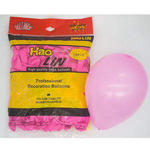 Venta al por mayor de fábrica, globos de Hao Lin de colores surtidos de 200 unidades, globo de látex de <span class=keywords><strong>5</strong></span> pulgadas, globo redondo afilado para decoración de fiestas - Product Image 4