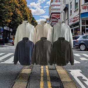 Sudadera con Capucha para Hombre, Informal, con Cierre, Forrada, de Punto Holgado, 100% Algodón, Transpirable, Antibolitas, Moderna para Otoño, para Fitness - Product Image 3