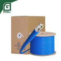 GETEKnet FTP kabel Internet jaringan SFTP LAN CAT6A CAT7 23AWG 4 pasang CAT 6A 7 Utp fleksibel Multi Core 250mhz Cat6 kabel cat 6 a