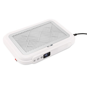 Aspirateur à poussière pour ongles à double ventilateur 170W, design ultra-plat, puissance réglable 4500 tr/min, pour manucure - Product Image 1