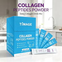 Poudre de collagène OEM multi-sources (bovin, marin, volaille) avec acide hyaluronique et vitamine C