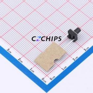TSB06153-080B832BA-L2000 Tactile Switch Through hole,6.1x6.1mm Switch Single Pole Single Throw Round Button 2.5N 6.1mm - Product Image 2