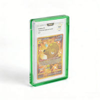 En stock : Étui de protection antichoc en acrylique plastique anti-jaunissement pour cartes de jeu classées