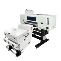 Printer DTF 60 cm dengan Head I1600 + Mesin Penggoyang Bubuk + Film PET Set Lengkap Transfer Panas Digital untuk Kaos DIY