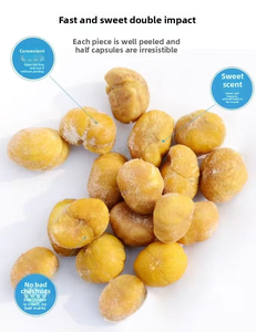 Castagne dolci fresche congelate intere biologiche di qualità Premium pronte da mangiare 10kg scatola di grado a - Product Image 2