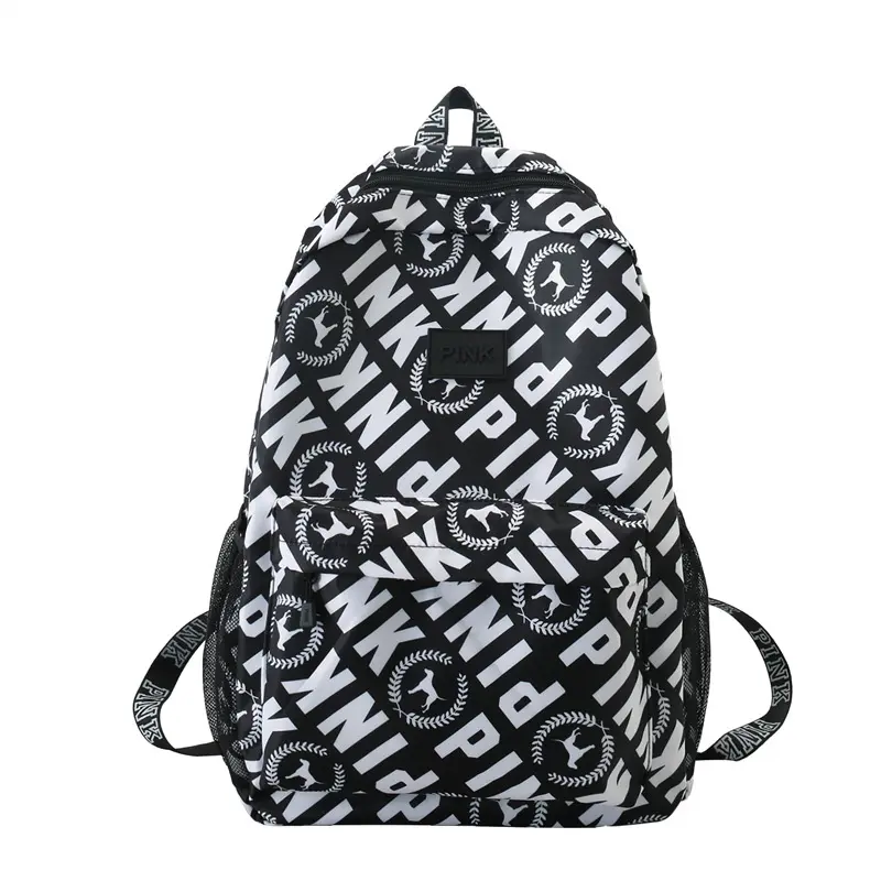 New design Wholesale Teen Boy College Young Girl School bag Custom Logo Casual Backpack