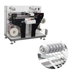 High speed automatic digital roll to roll label laminate cut cutter finisher diecut stickers machine label cutting machine