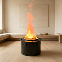Insert de cheminée électrique 3D à vapeur d'eau de 35 cm, LED, à économie d'énergie, flamme réaliste, pour salon et hôtel